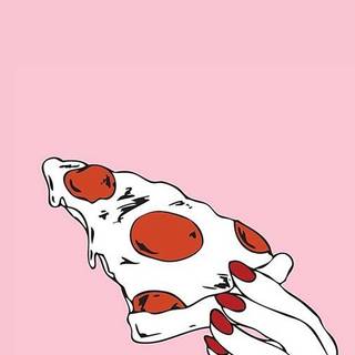 Pizza phone wallpaper