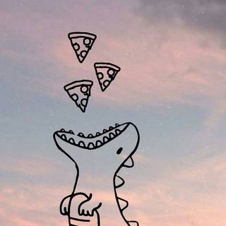 Pizza phone wallpaper