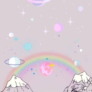 Kawaii aesthetic iPhone wallpaper