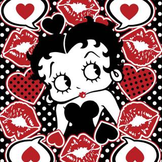 Betty Boop iPhone wallpaper