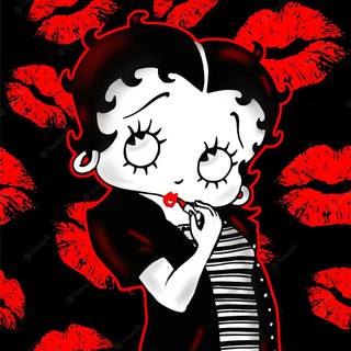Betty Boop iPhone wallpaper