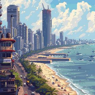 Mumbai iPhone wallpaper