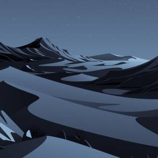 Dark landscape iPhone wallpaper