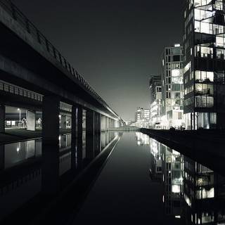 Dark landscape iPhone wallpaper