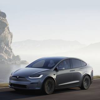 Tesla Model X iPhone wallpaper