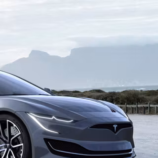 Tesla Model X iPhone wallpaper