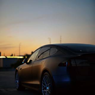 Tesla Model X iPhone wallpaper