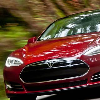 Tesla Model X iPhone wallpaper