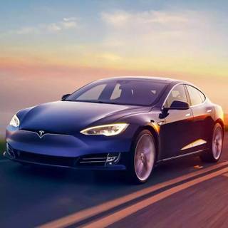 Tesla Model X iPhone wallpaper