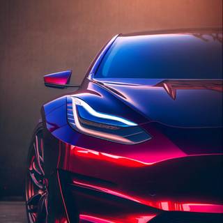 Tesla Model X iPhone wallpaper