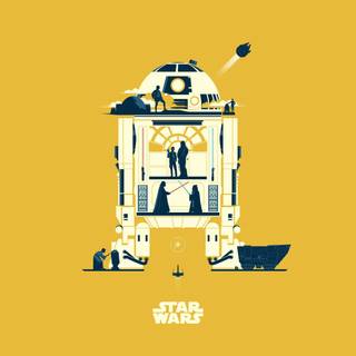 4k minimalist yellow wallpaper