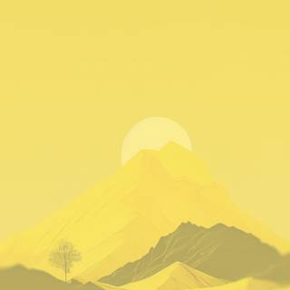 Yellow iPhone 12 wallpaper
