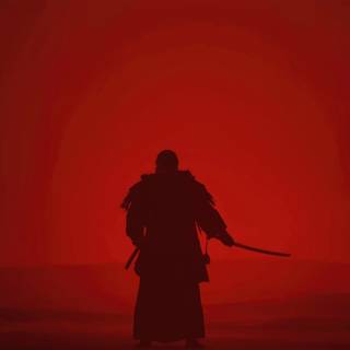 Neon ghost 4k wallpaper