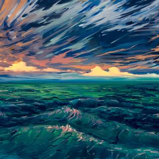 4k scenery art wallpaper