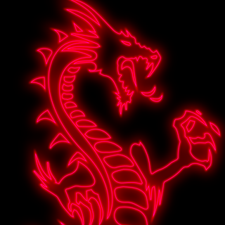 Red neon phone wallpaper