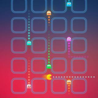 Pac Man iPhone wallpaper