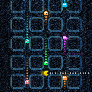 Pac Man iPhone wallpaper
