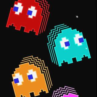 Pac Man iPhone wallpaper