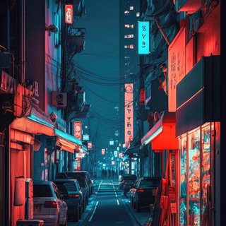 Tokyo night iPhone wallpaper