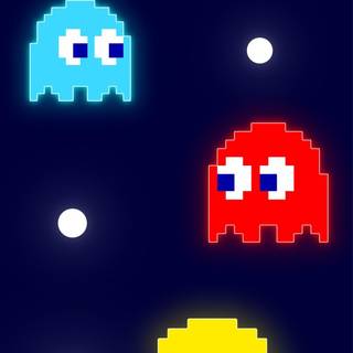 Pac Man iPhone wallpaper