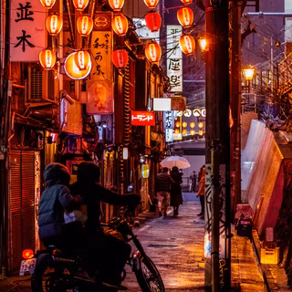 Tokyo night iPhone wallpaper