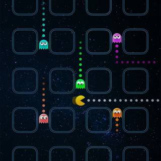 Pac Man iPhone wallpaper