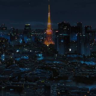 Tokyo night iPhone wallpaper
