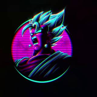 Neon dragon 4k wallpaper