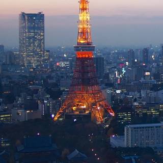 Tokyo night iPhone wallpaper