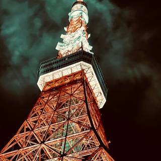 Tokyo night iPhone wallpaper