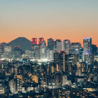 Tokyo night iPhone wallpaper