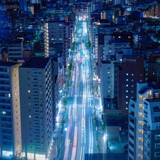 Tokyo night iPhone wallpaper
