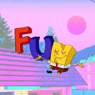 Cartoon aesthetic phone wallpaper