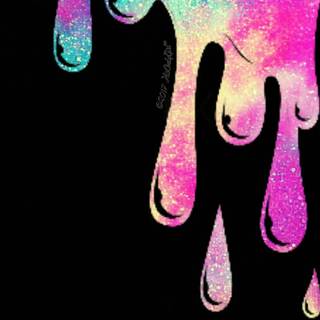 iPhone drippy wallpaper