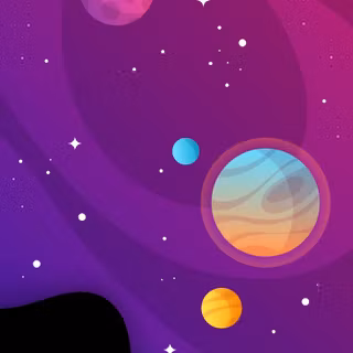 Minimal space phone wallpaper