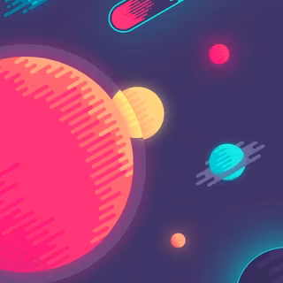 Minimal space phone wallpaper