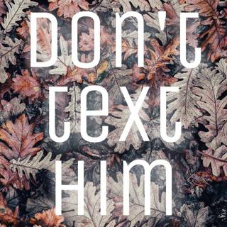 Text iPhone wallpaper