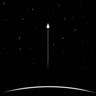 Minimal space phone wallpaper