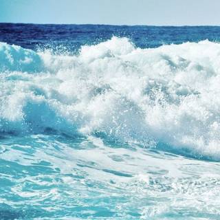 Ocean waves phone wallpaper