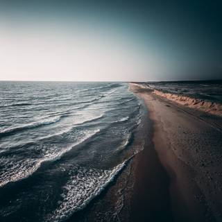 Ocean waves phone wallpaper