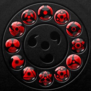 Sharingan eyes 3D wallpaper