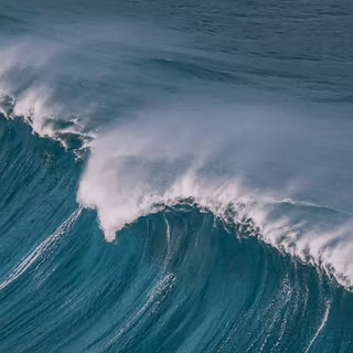 Ocean waves phone wallpaper