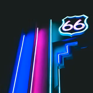 Neon lights iPhone wallpaper