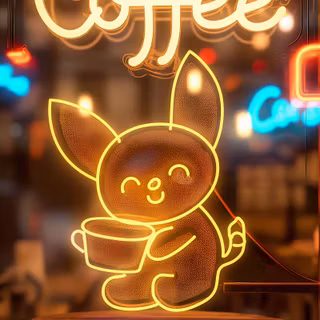 Neon lights iPhone wallpaper