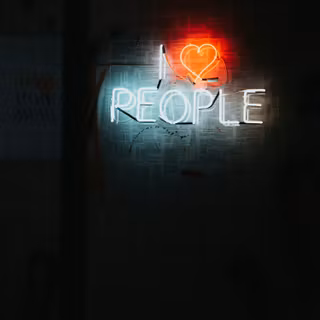 Neon lights iPhone wallpaper