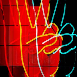 Neon lights iPhone wallpaper