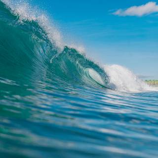 Ocean waves phone wallpaper