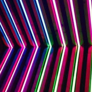 Neon lights iPhone wallpaper