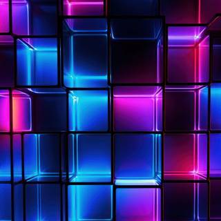 Neon lights iPhone wallpaper