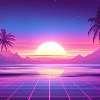 Desktop neon wallpaper